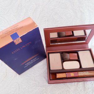 ESTEE LAUDER Amber Bronze Bronzer 11 Sun Kiss Golden Highlights Lip Gloss Duo